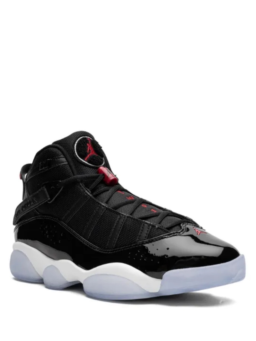 Jordan 6 Rings 'Black Gym Red' Size 6.5 Youth/8.5 Women’s / 7 Men’s